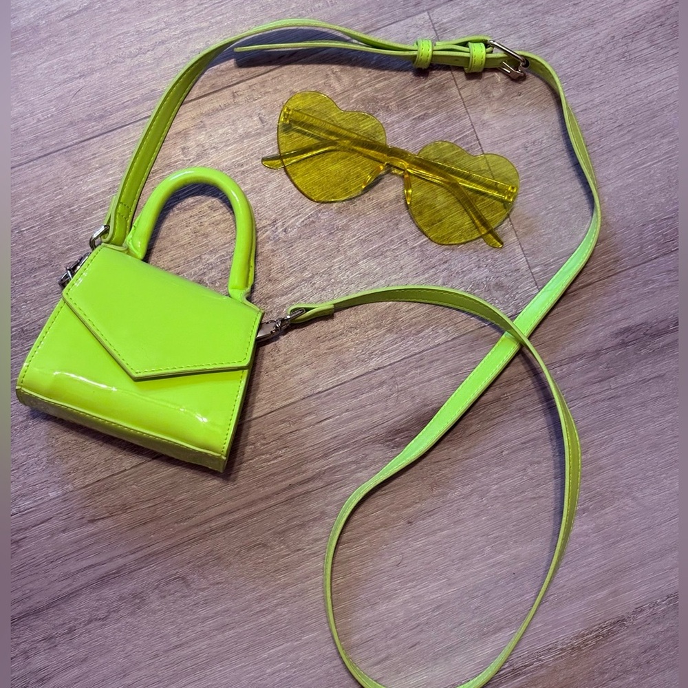 Neon Green Mini Handbag